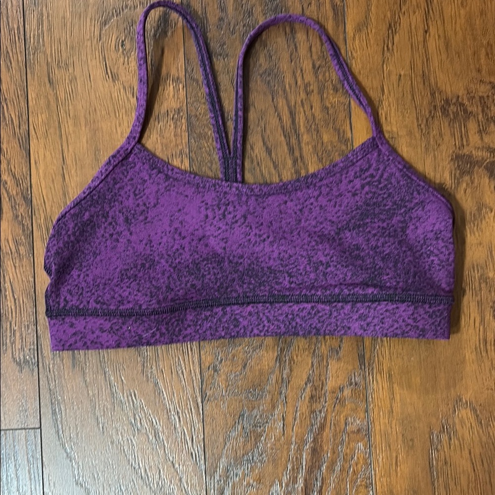 Lululemon Athletica Flow Y Purple Sports Bra